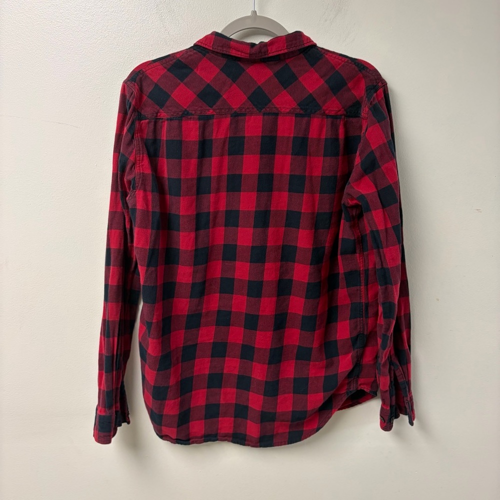 Denim & Supply Ralph Lauren Red and Black Flannel Size Medium - Picture 3 of 4